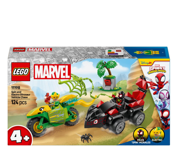 LEGO Marvel 11198 Pościg Spina za Electro w dinopojeździe - 1299004 - zdjęcie